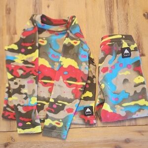 Burton Kids Camo Base Layer Set 4t